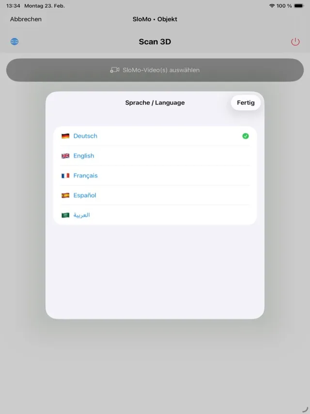 Screenshot 4 der App Scan 3D (iPad)